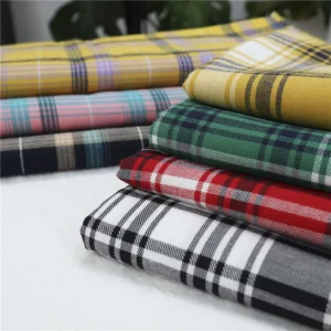 145x50cm Plaid Baumwolle Stoff Herbst Garn Gefärbt Stoff, Der männer und frauen Kleidung Hemd