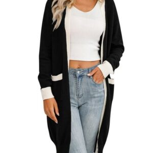 Aatrx Cardigan Lange, lose Strickjacke für Damen für den Herbst und den Winter (1-tlg)