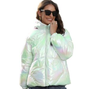 Aatrx Jackenblazer Modische, leichte, wasserdichte Herbst-/Winter-Damenjacke mit Kapuze (1-tlg)