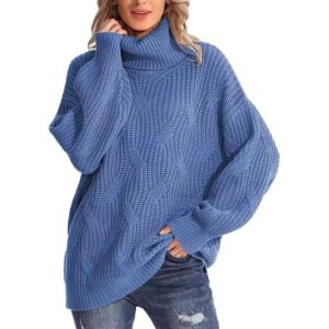 Aatrx Rollkragenpullover Einfarbiger Damen-Rollkragenpullover für Herbst und Winter (1-tlg)